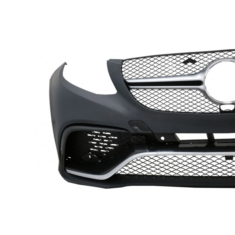Complete Body Kit suitable for Mercedes GLE W166 SUV (2015-2018) Black Chrome