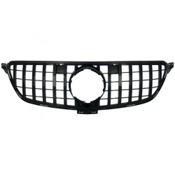 Front Grille suitable for Mercedes GLE Coupe C292 (2015-2018) GLE W166 SUV (2015-2018) GT-R Panamericana Design Piano Black