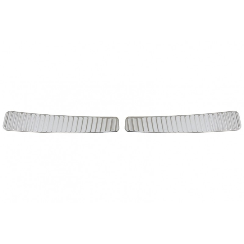 Rear Bumper Protector Sill Plate INNER Foot Plate Aluminum Cover suitable for Mercedes GLK X204 (2014-2016)