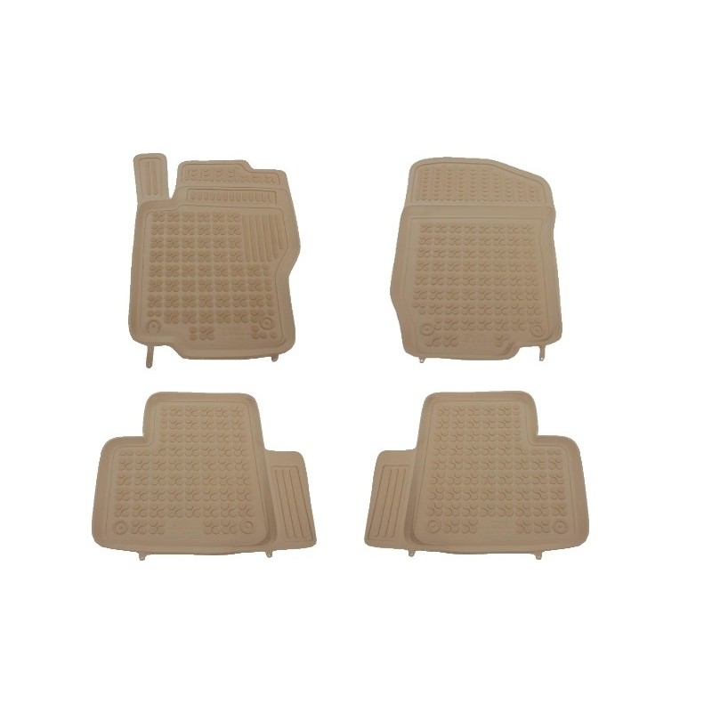 Floor mat Rubber suitable for MERCEDES M-Class W164 (2005-2011) Beige