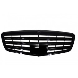 Front Grille suitable for Mercedes S-Class W221 Facelift (2010-2013) S63 S65 Design Piano Black