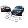 Body Kit Package Ornaments Chrome Moldings suitable for Mercedes S-Class W222 (2013-up) S65 Design Body Kit Package Ornaments Chrome Moldings suitable for Mercedes S-Class W222 (2013-up) S65 Design