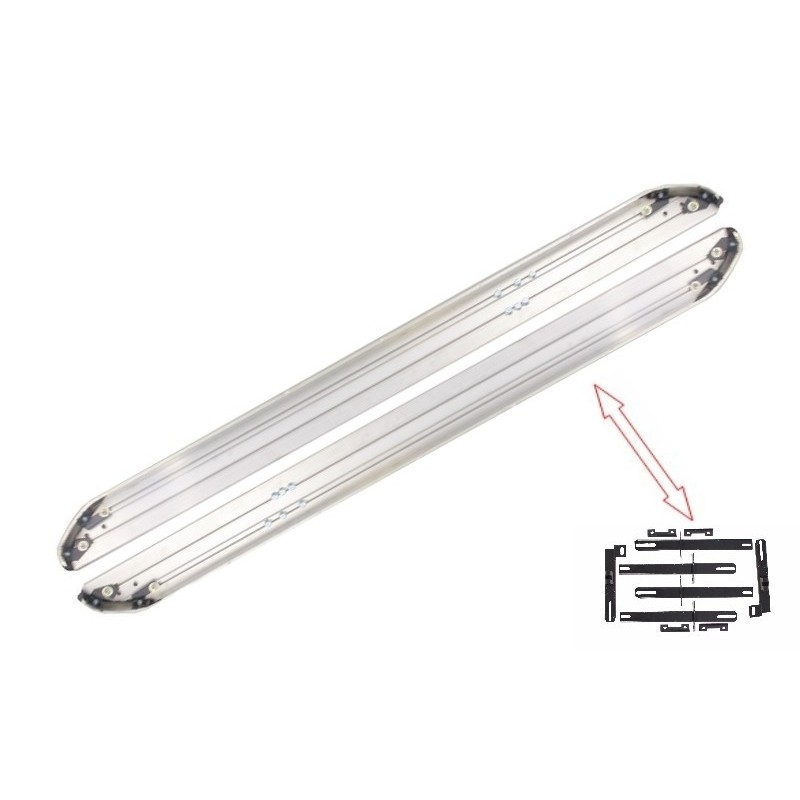 Brackets Running Boards Side Steps suitable for MITSUBISHI Outlander III (2012-up) & MITSUBISHI ASX (2010-up)