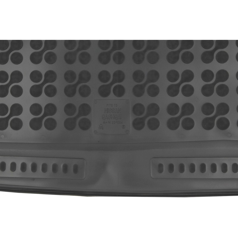 Rubber Trunk Mat Black suitable for Nissan QASHQAI II J11 (2014-2017)