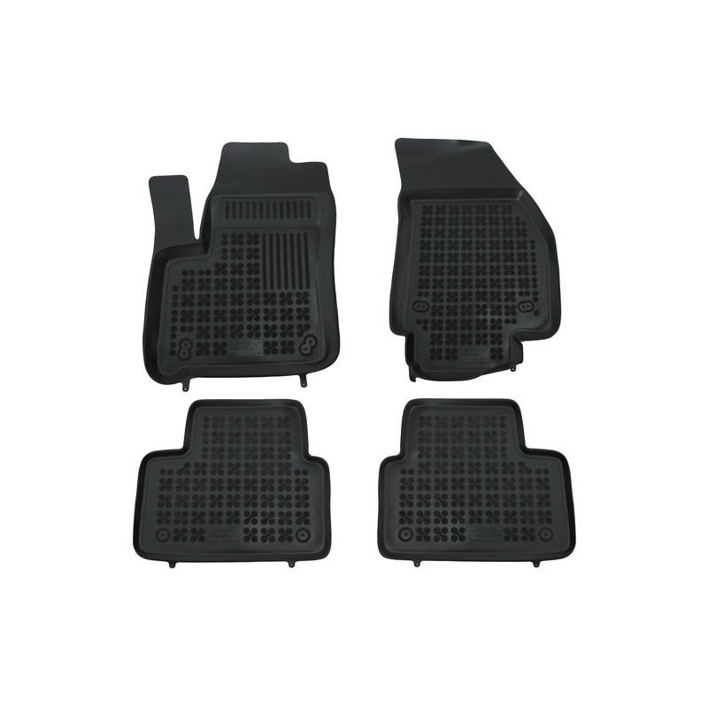 Floor mat black suitable for OPEL Meriva B 2010-
