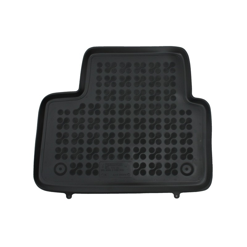 Floor mat black suitable for OPEL Meriva B 2010-