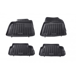 Floor mat Rubber Black suitable for OPEL Vectra C 2002-2008
