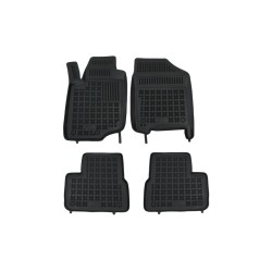 Floor mat black suitable for PEUGEOT 207 2006- .