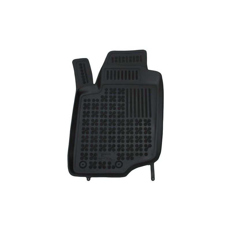 Floor mat black suitable for PEUGEOT 207 2006- .