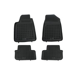 Floor mat black suitable for PEUGEOT 407 04/2004- .