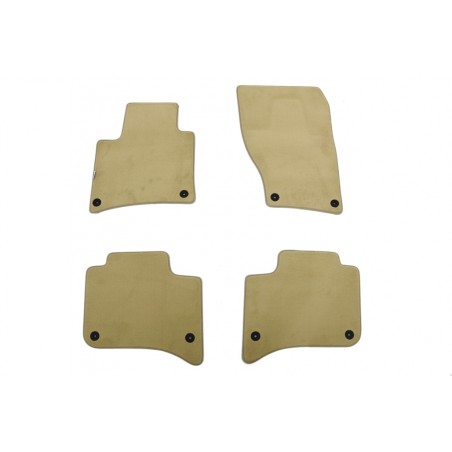 Floor mat Carpet beige suitable for PORSCHE Cayenne II 05/2010-10/2017