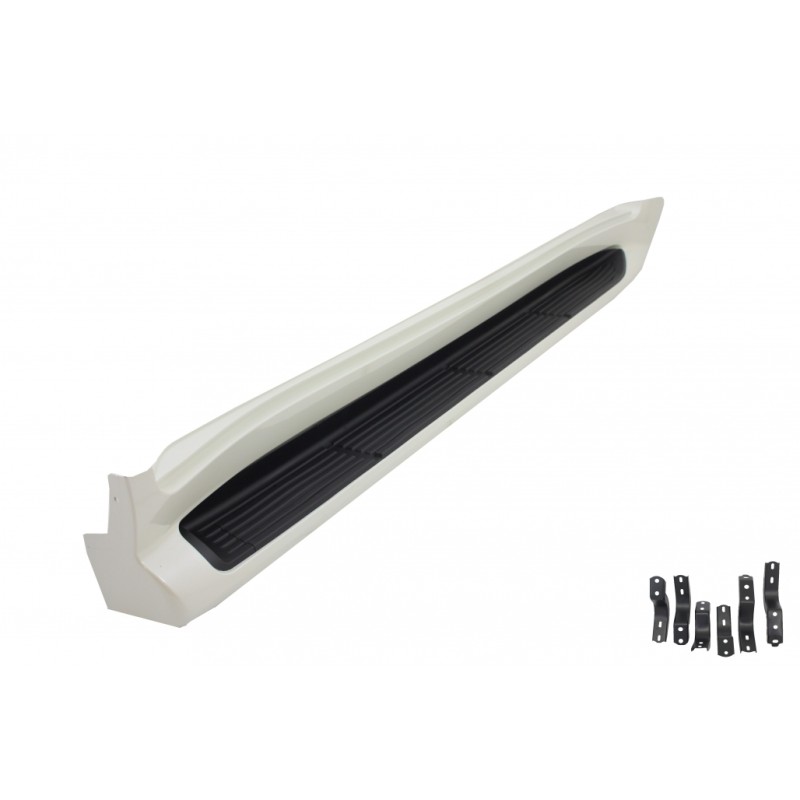Running Boards Side Steps  suitable for Toyota Land Cruiser FJ200 Facelift (2015-up) OEM Design