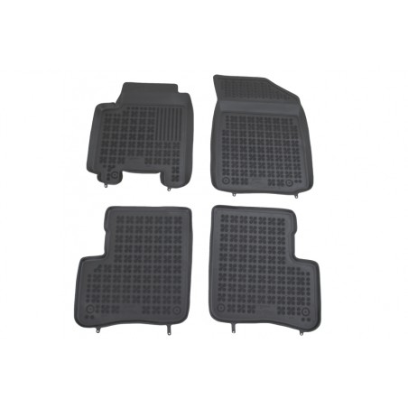 Rubber Floor Mat Black suitable for Toyota Yaris XP10 Hatchback (1999-2005)