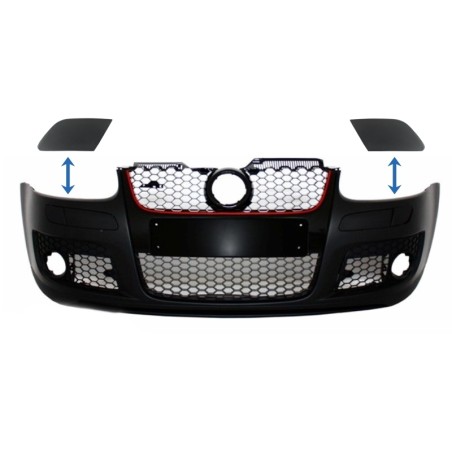 SRA Covers suitable for VW Golf MK5 V 5 (2003-2007) GTI Design Front Bumper