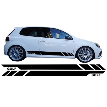 Side Decals Sticker Vinyl Black suitable for VW Golf 5 6 7 V VI VII (2003-up) Side Decals Sticker Vinyl Black suitable for VW Golf 5 6 7 V VI VII (2003-up)