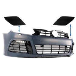 SRA Covers Front Bumper suitable for VW  Golf VI 6 (2008-2013) R20 Look