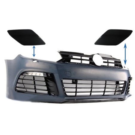 SRA Covers Front Bumper suitable for VW  Golf VI 6 (2008-2013) R20 Look