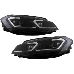 LED Headlights suitable for VW Golf 7.5 VII Facelift (2017-up) with Sequential Dynamic Turning Lights