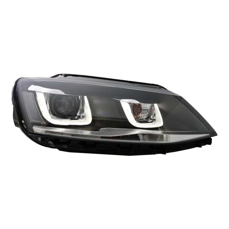 LED Headlights suitable for VW Jetta Mk6 VI (2011-2017) GTI 3D U Bi-Xenon Design