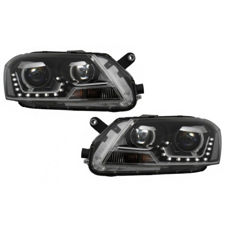 Headlights LED DRL suitable for VW Passat 3C B7 (11/2010-10/2014) Black Headlights LED DRL suitable for VW Passat 3C B7 (11/2010-10/2014) Black