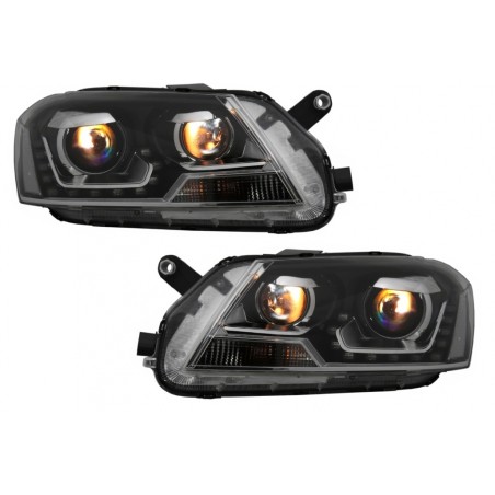 Headlights LED DRL suitable for VW Passat 3C B7 (11/2010-10/2014) Black Headlights LED DRL suitable for VW Passat 3C B7 (11/2010-10/2014) Black