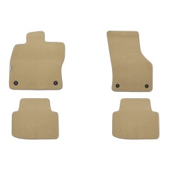 Floor mat Carpet beige suitable for VW Passat 11/2014, Passat GTE Variant 11/2014