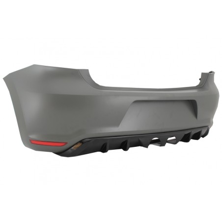 Rear Bumper suitable for VW Polo 6R (2009-2018) R400 Design Without PDC Rear Bumper suitable for VW Polo 6R (2009-2018) R400 Design Without PDC