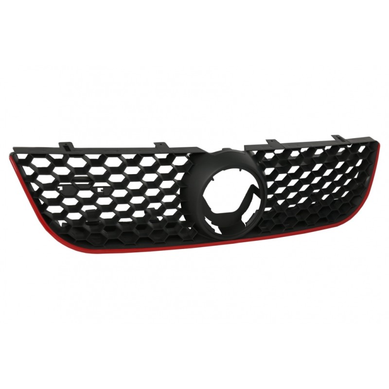 Front Central Sport Grille suitable for VW Polo 9N 9N3 (2006-2009) Honeycomb GTI Design