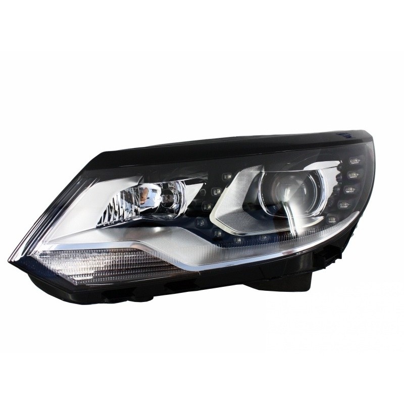 Headlights LED DRL suitable for VW Tiguan MK I Facelift (2012-2015) OEM Xenon Design Headlights LED DRL suitable for VW Tiguan MK I Facelift (2012-2015) OEM Xenon Design