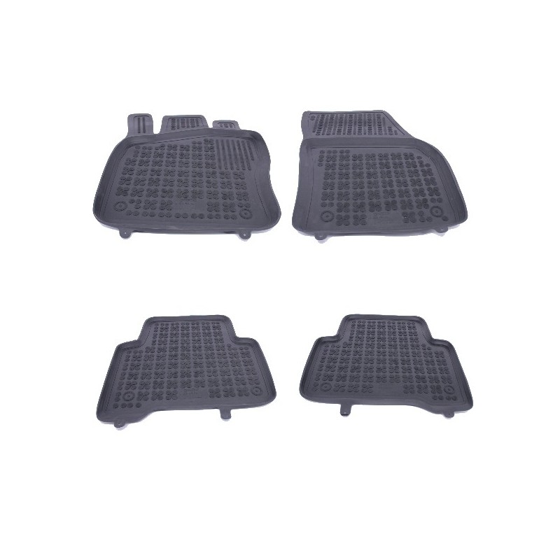 Floor mat Rubber Black suitable for VW Tiguan II 2015+