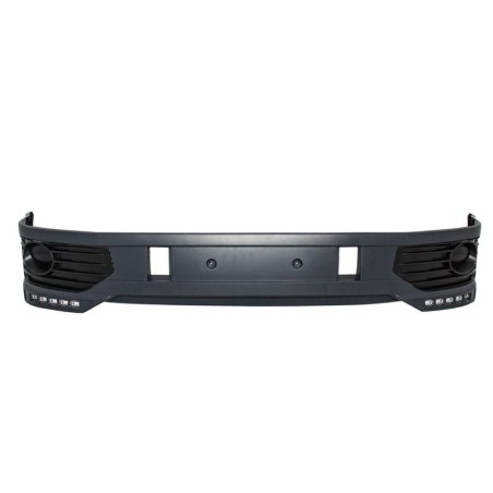 Front Bumper Spoiler suitable for VW Transporter Multivan Caravelle T5 T5.1 Facelift (2010-2015) Sportline Design LED DRL