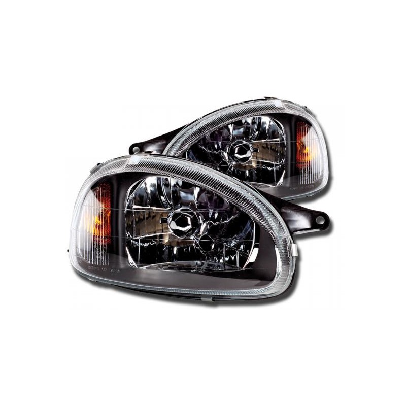 Phares Opel Corsa B 94-00 noir