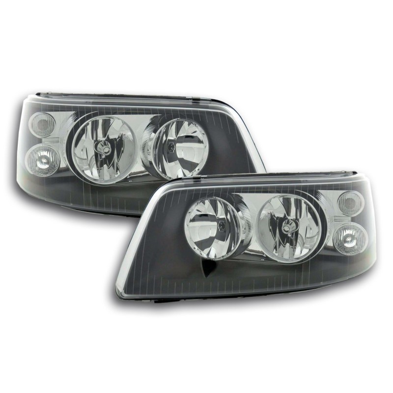 Jeu de phares VW Bus T5 type 7J / 7H 03-09 noir