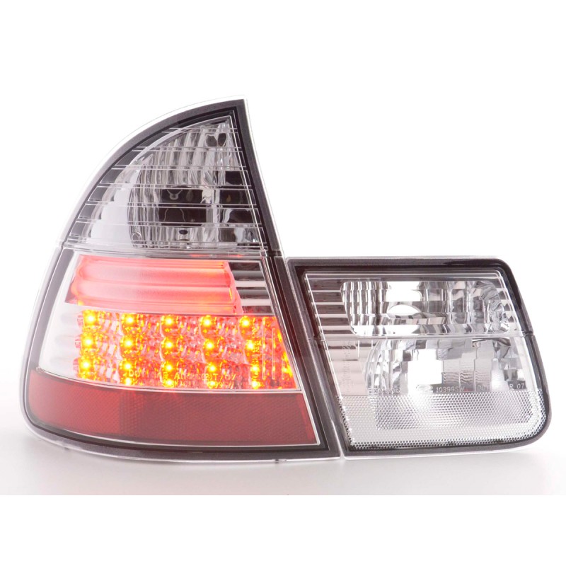 Feux arrière à LED BMW Série 3 Touring type E46 98-05 chrome