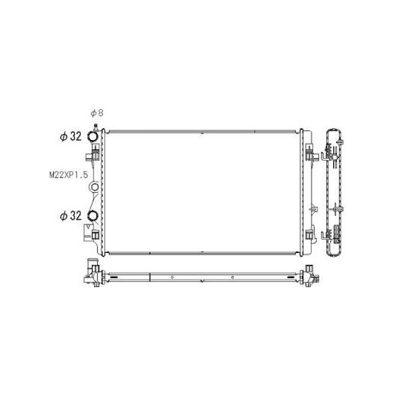 [Titre FR] SKODA FABIA / Seat Ibiza Oem: 6R0121253D