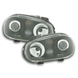 Jeu de phares VW Golf 4 type 1J 98-03 noir