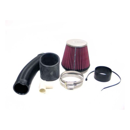 K&N Kit d'admission 57i sur mesure pour Ford Fiesta 1.6i XR2 4/1989-93 (57-0015) (tuyau au collecteur d'admission)