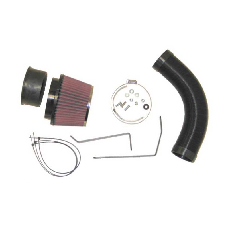 K&N Kit d'admission 57i sur mesure pour Audi A4 1.9 TDi 8v 100cv 5/2001- (57-0580)