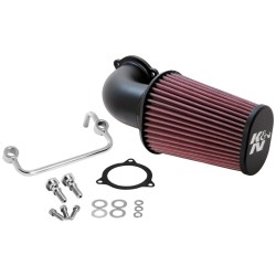 K&N Kit d'admission 57i sur mesure pour Harley Touring 2008-2014 (57-1122)