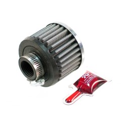 Filtre de ventilation du Carter-moteur - base en caoutchouc - 25mm Raccord (62-1420)