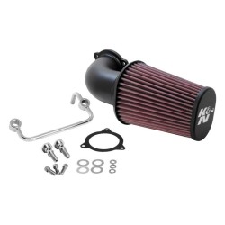 K&N admission d'air Aircharger sur mesure pour Harley Davidson modèles Touring excl bas de carénages 2008-2017 (63-1122)