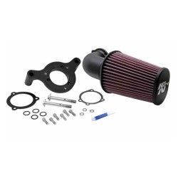 K&N admission d'air Aircharger sur mesure pour Harley Davidson Softail/Dyna Fi 2001-2015 (63-1125)