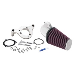K&N admission d'air Aircharger sur mesure pour Harley Davidson Softail/Dyna Fi 2001-2015 - Polis (63-1125P)