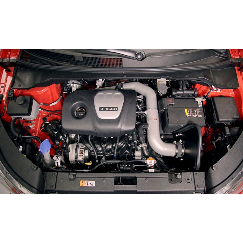 K&N Kit d'admission Typhoon sur mesure pour Kia Soul 1.6 Turbo 2017-2018 - Argent (69-5319TS)