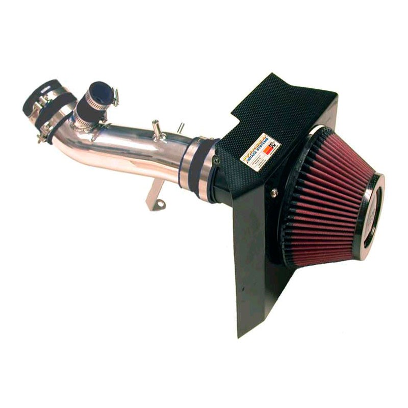 K&N Kit d'admission Typhoon sur mesure pour Mitsubishi Lancer EVO L4-2.0L 2003-2005 - Poli (69-6543TP)