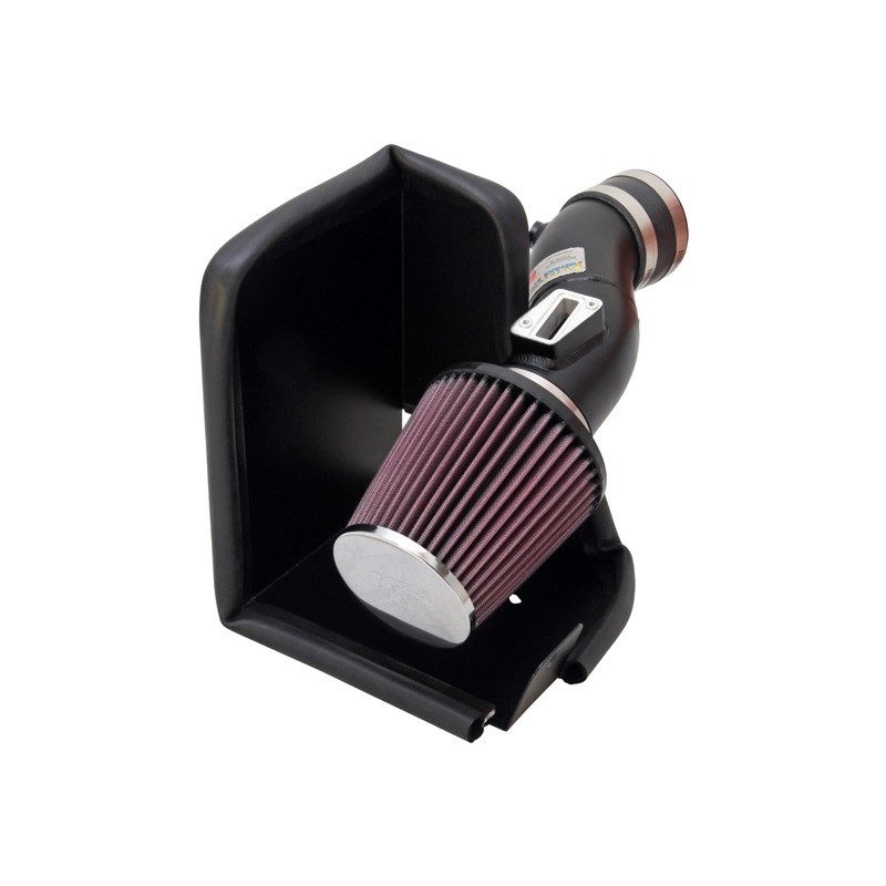 K&N Kit d'admission Typhoon sur mesure pour Nissan Cube 1.8 2009-2010 - Noir Texturé (69-7077TTK)