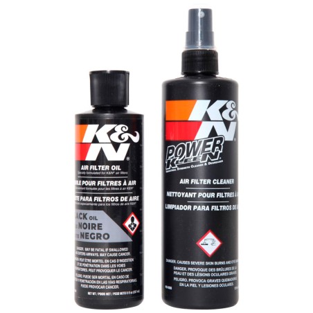 K&N Filtre à air Recharger Kit / avec squeeze bottle oil noir (99-5050)