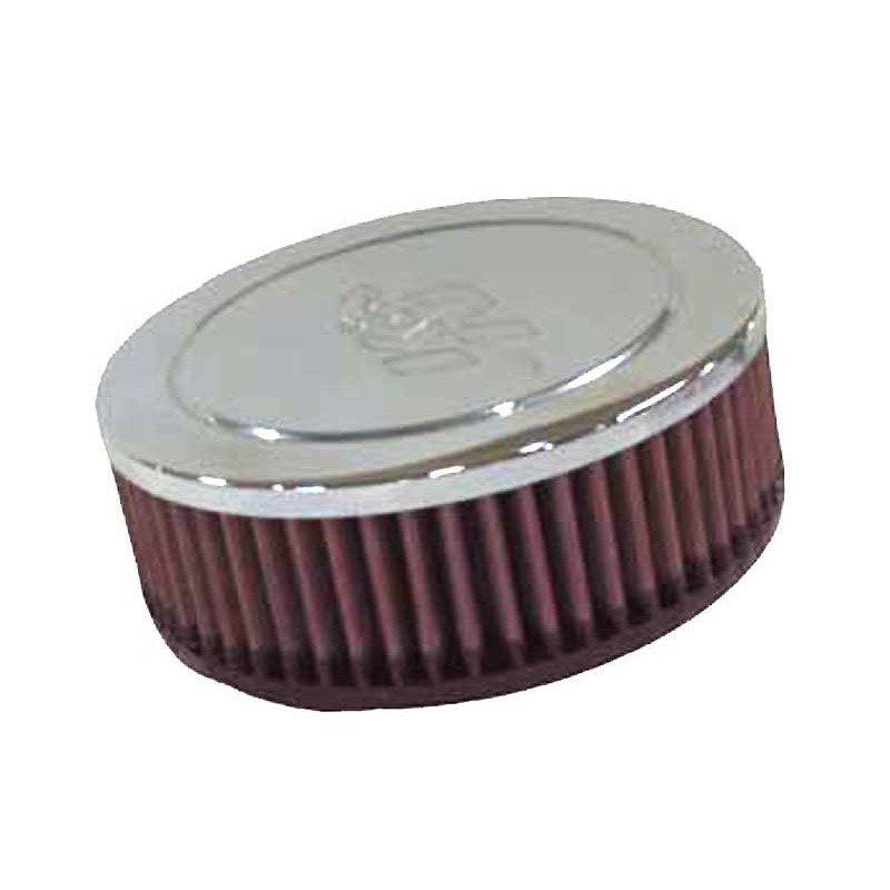 K&N Filtre à Air Universel Cylindrique 52mm raccordement décentrée