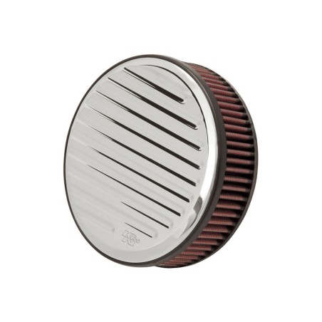 K&N Système d'admission de moto sur mesure pour Harley Davidson Sportster 1991-1997 - Rond avec motif rainuré (RK-3913) K&N Système d'admission de moto sur mesure pour Harley Davidson Sportster 1991-1997 - Rond avec motif rainuré (RK-3913)