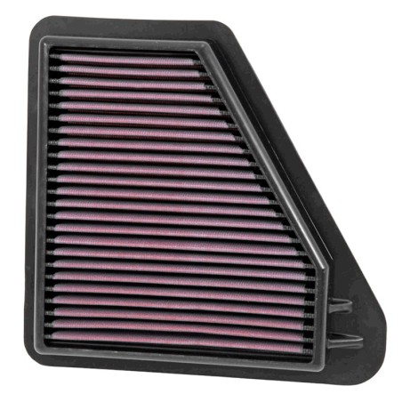 K&N Filtre à air de remplacement sur mesure pour Honda Civic IX/X 1.6 Diesel 2013- / 2.2 Diesel 2012-2014 (33-3012)